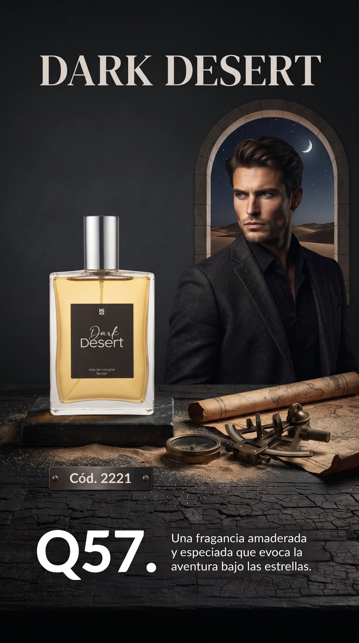 2221 DARK DESERT Eau de Cologne 100 mL.