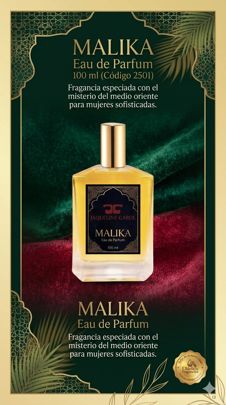 2502 POR LA COMPRA DE 2 FRAGANCIAS DE MUJER LLEVA MALIKA