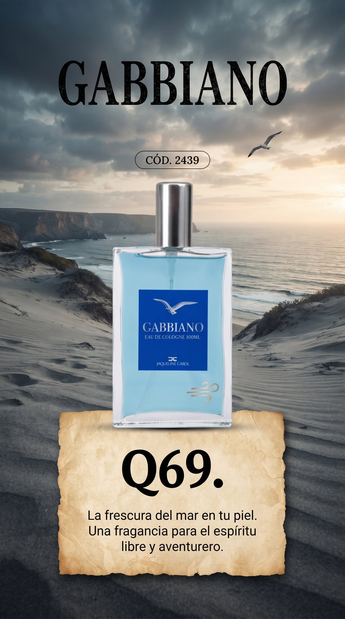 2439 COLOGNE GABBIANO 100ML