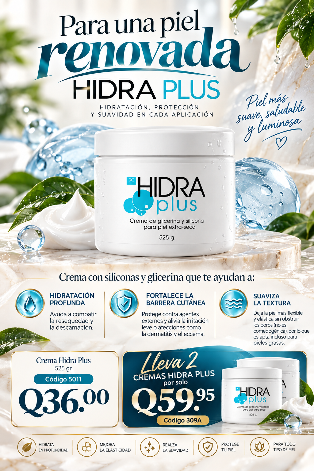 309A DUO Hidra Plus Crema 525g.