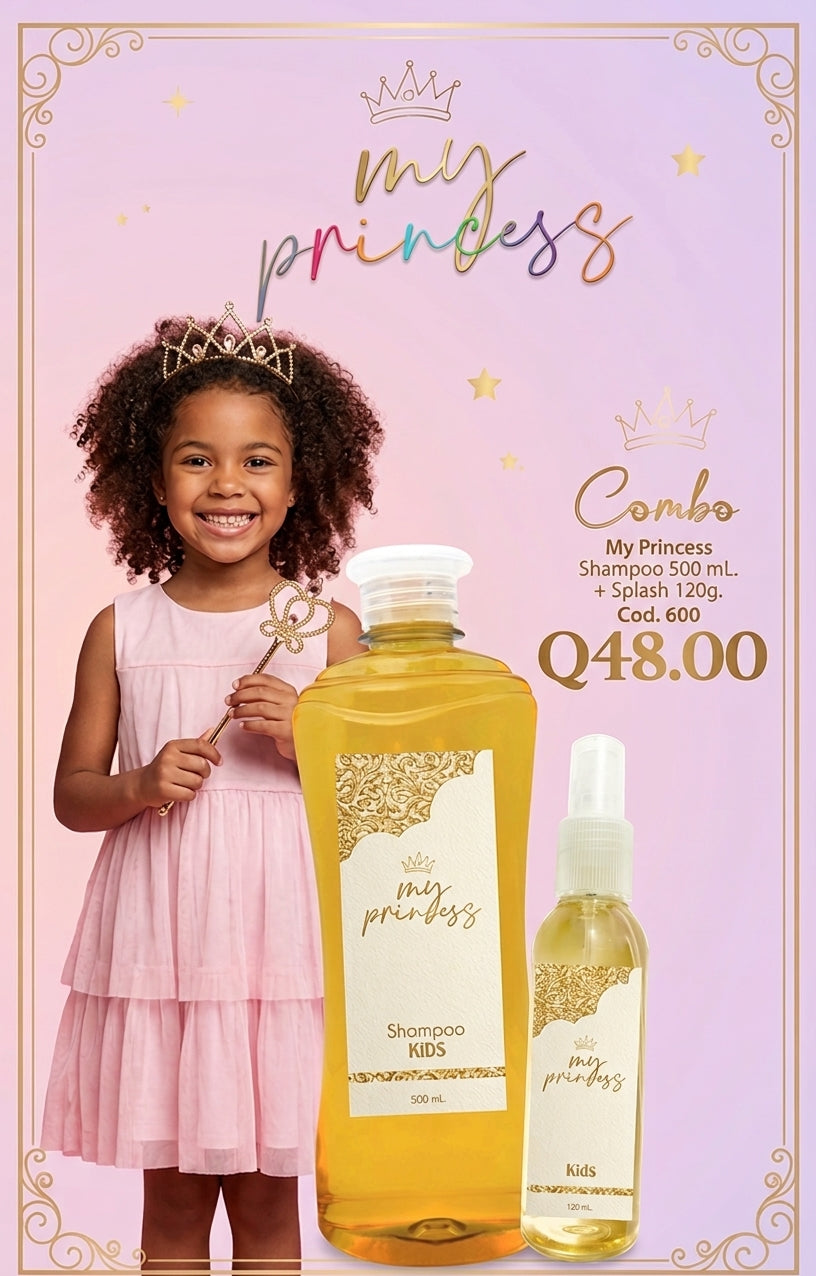 600 MY PRINCESS SHAMPOO Y SPLASH