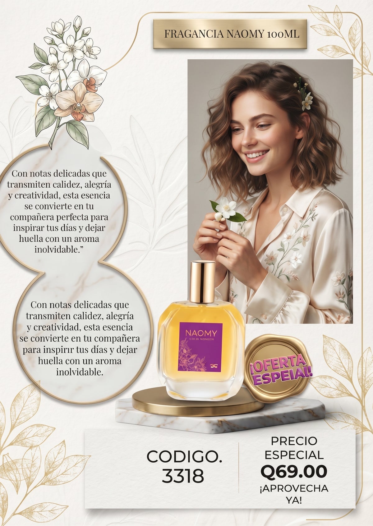 3318 Naomy Eau de Parfum 100mL