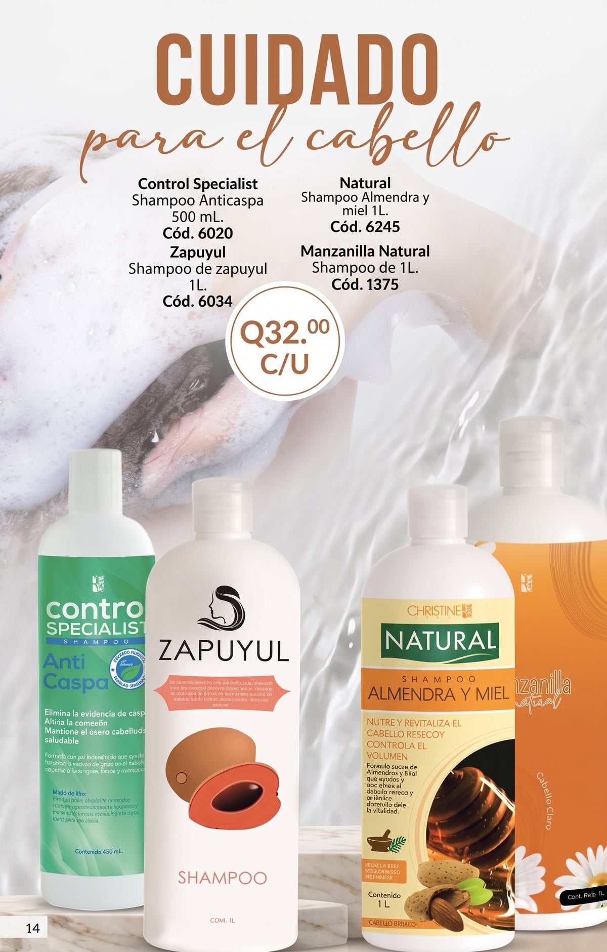1375 SHAMPOO MANZANILLA 1 LITRO