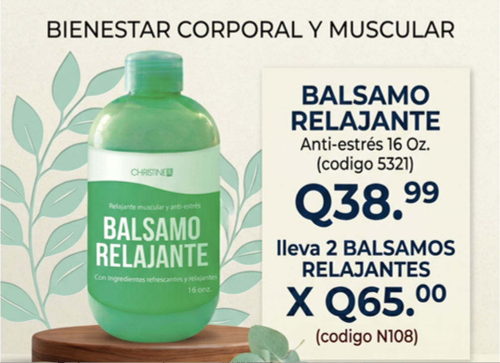N108 DUO Balsamo Relajante 16 Oz.