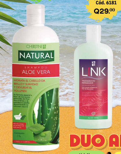 C271 NATURAL ALOE VERA SHAMPOO Y LINK ALOE VERA