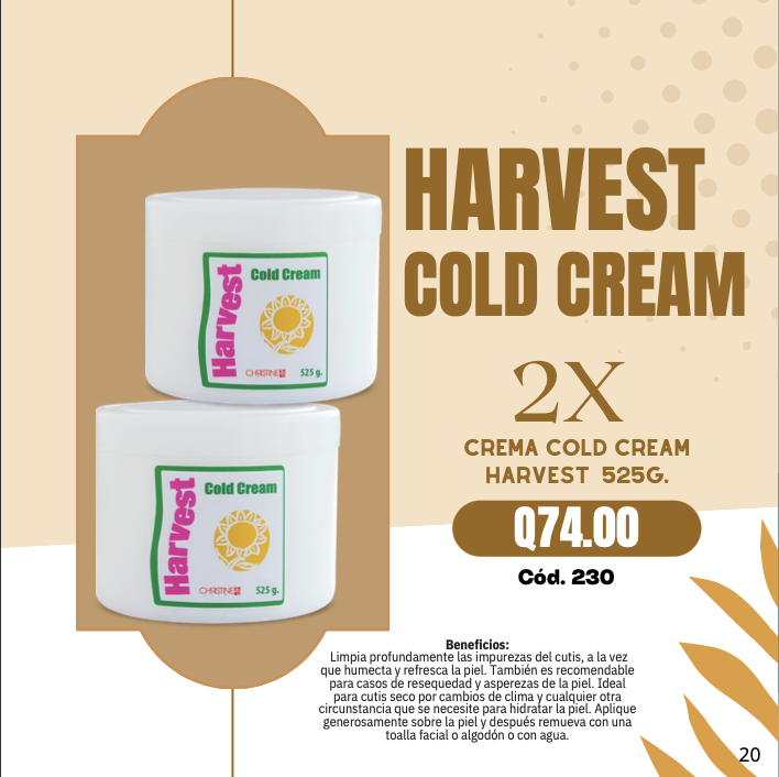 230 DUO CREMA HARVEST 525G