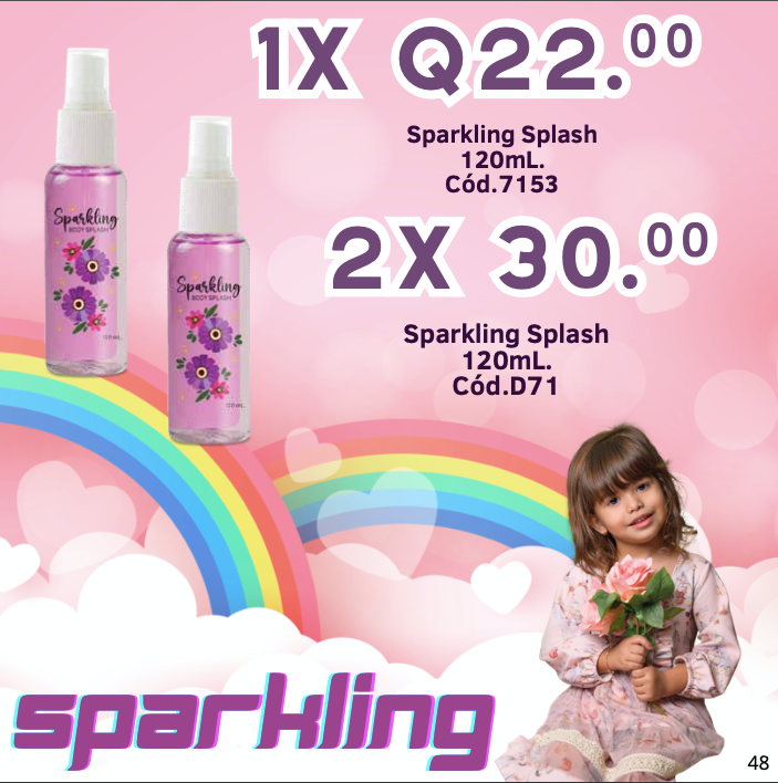 D71 DUO SPARKLING SPLASH PARA NIÑAS