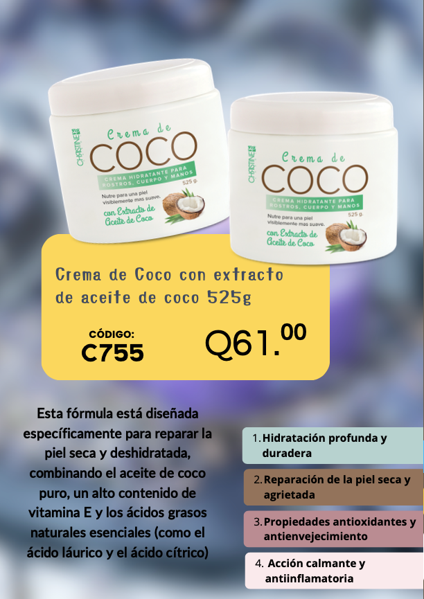 C755 DUO CREMA DE COCO 525 GR
