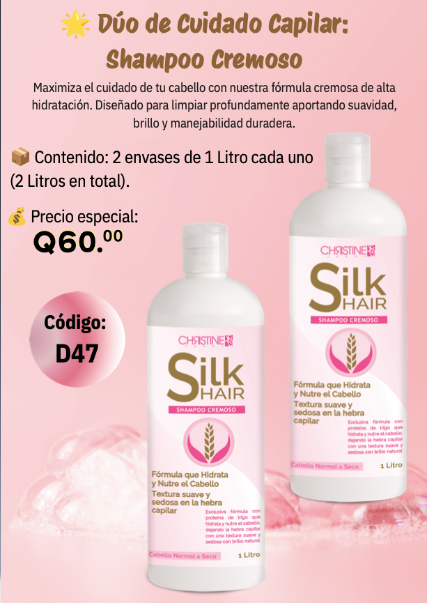 D47 DUO SHAMPO CREMOSO ROSADO 1 LITRO