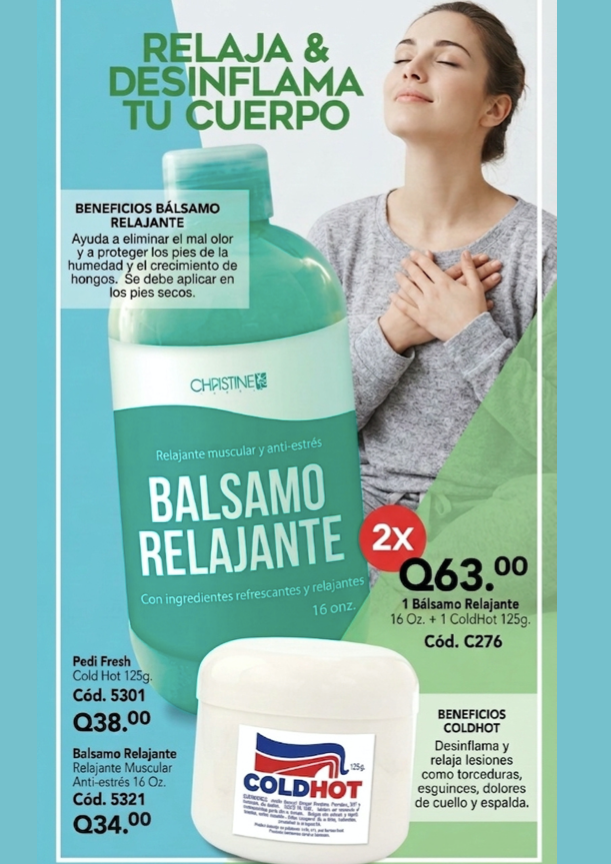 5321 Balsamo Relajante Relajante Muscular Anti-estrés 16 Oz.