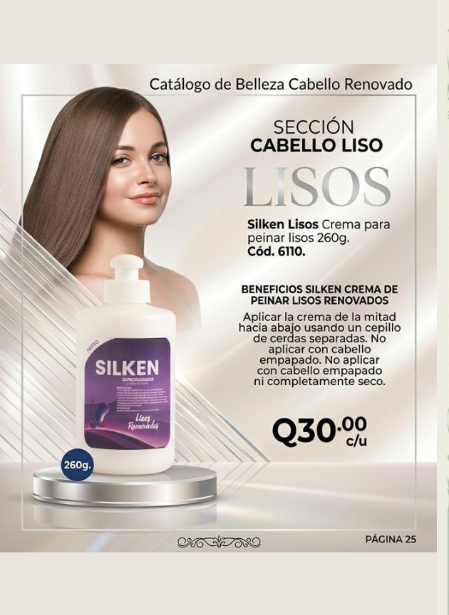 6110 SILKEN LIZOS CREMA PARA PEINAR 260G