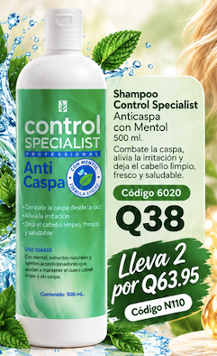 N110 DUO SHAMPOO CONTROL SPECIALIST 500 ML