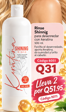 N111 DUO SHINNINGRINSE PARA CABELLO 500 ML