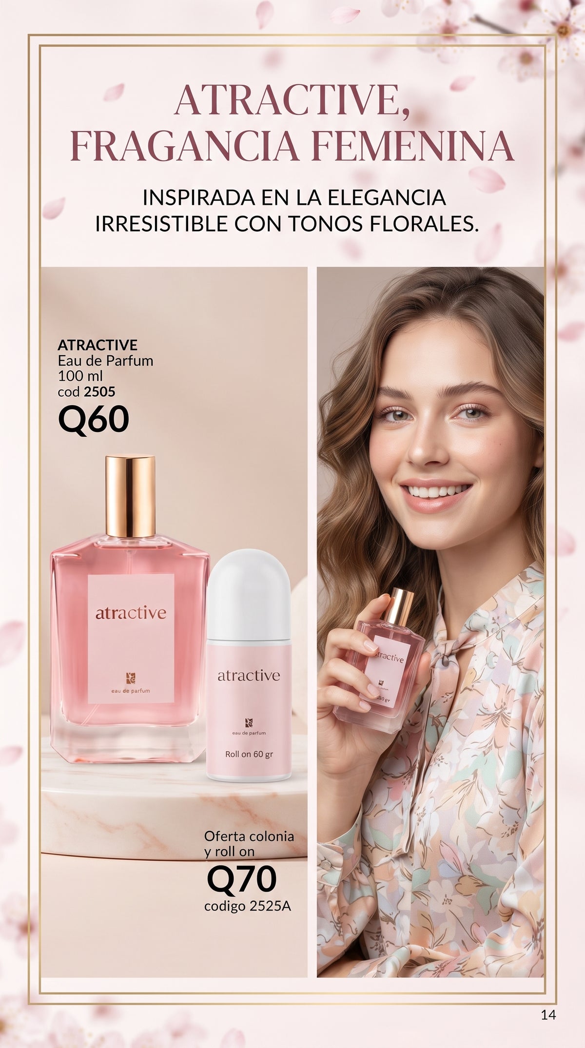 2525A ATRACTIVE EAU DE PARFUM + ROLL ON