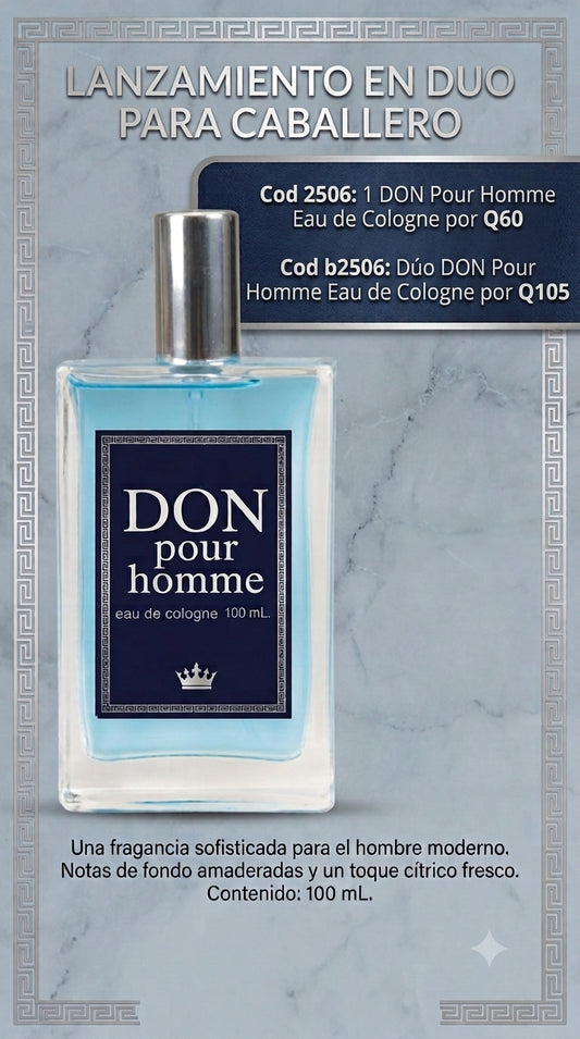 2506 DON POUR HOMME EAU DE COLOGNE 100ML