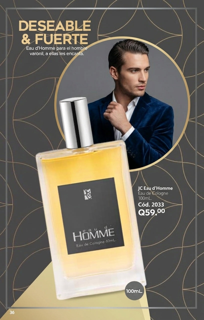 2033 JC EOU D HOMME EAU DE COLOGNE 100 ML