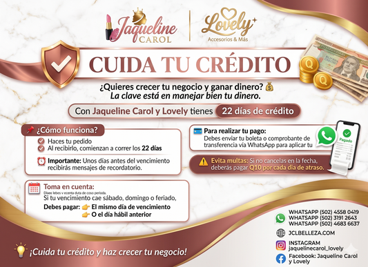 Nota: En caso de atrasarse en el pago de su factura, se aplicará un recargo de Q10.00 (diez quetzales) por cada día de atraso. Dicho recargo se verá reflejado en su siguiente factura.