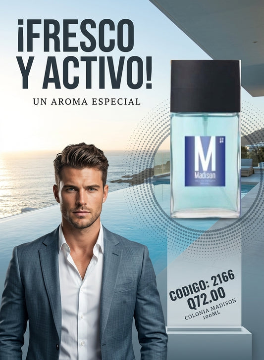 2166 MADISON Eau de Cologne 100ml.