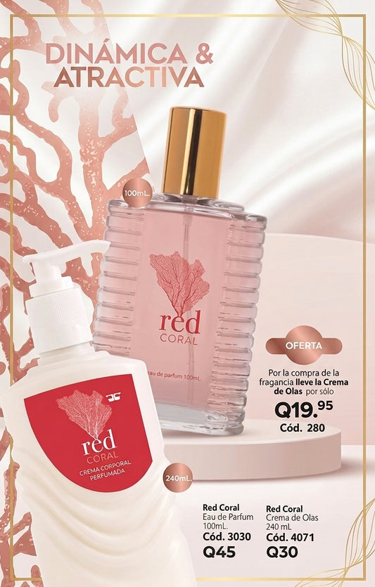 280 RED CORAL EAU DE PARFUM Y CREMA DE OLAS