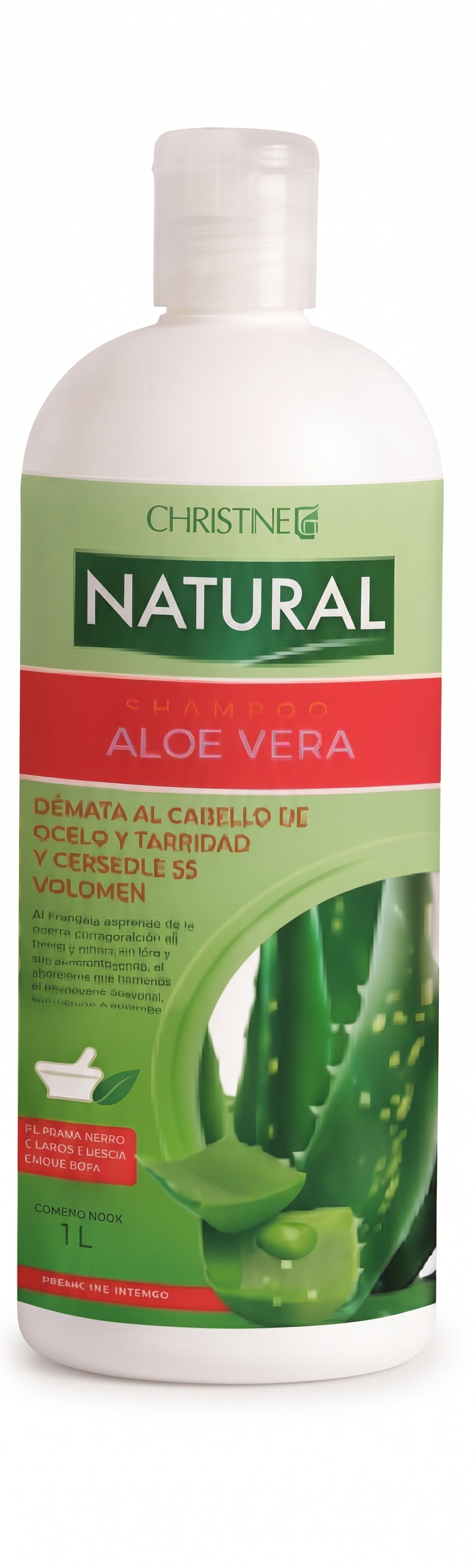 6244 NATURAL Shampoo Aloe Vera 1L.