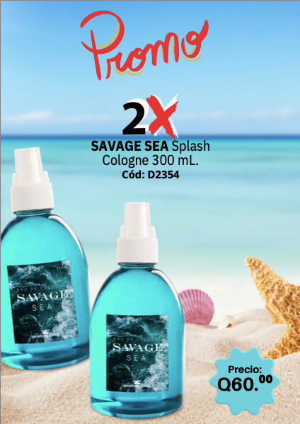 D2354 SPLASH SAVAGE 300 ML 2 X