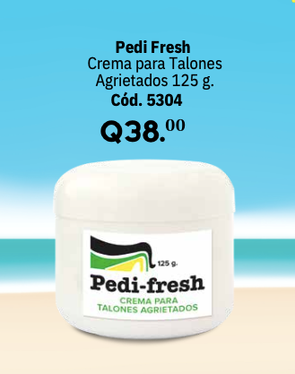 5304 Pedi Fresh Crema para Talones Agrietados 125 g.