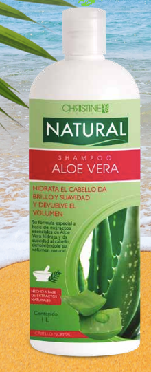 6244 NATURAL Shampoo Aloe Vera 1L.
