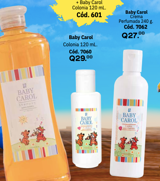 601 BABY CAROL SHAMPOO + COLONIA
