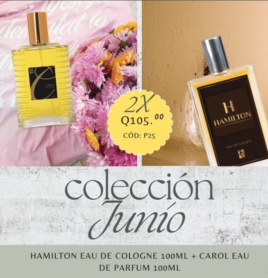 P25 EAU DE PARFUM CAROL Y EAU DE COLOGNE HAMILTON