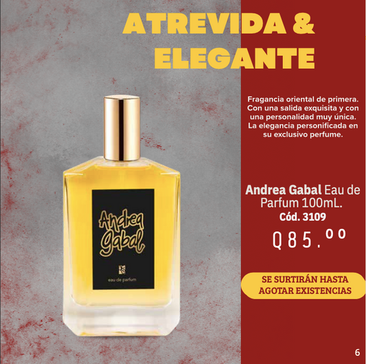 3109 Andrea Gabal Eau de Parfum 100mL.