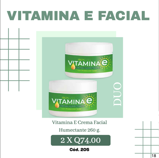 205 DUO VITAMINA E FACIAL 260G