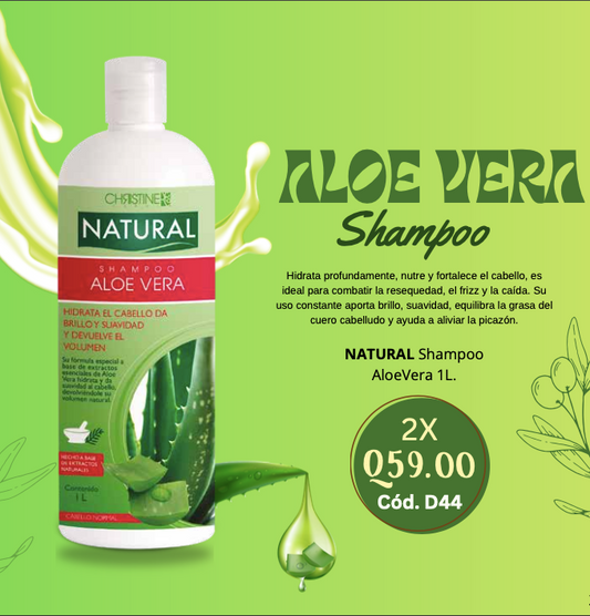 D44 DUO SHAMPOO ALOE VERA NATURAL 1 LITRO
