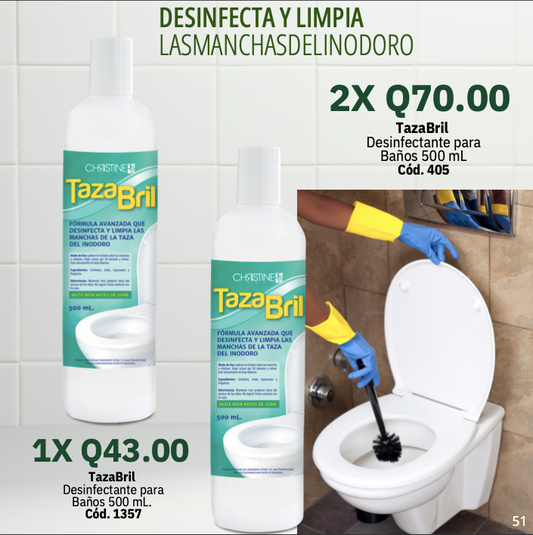 405 DUO Taza Bril Desinfectante para Baños 500 mL.