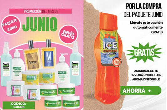 C0606 4 CREMAS VIT E FACIAL, 2 HARVEST, 2 VIT E CORPORAL, 2 CREMA ALOE, 2 SPRAY PEDIFRESH, 1 COLONIA YARUR Y 1 COLONIA MADISON