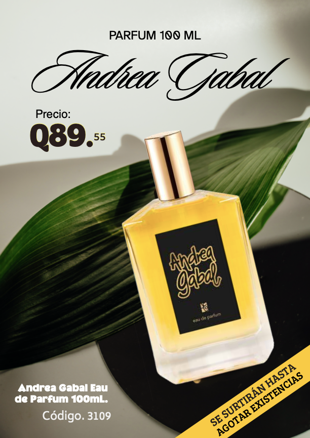 3109 Andrea Gabal Eau de Parfum 100mL.