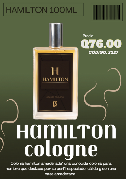 2227 HAMILTON Eau de Cologne 100ml.