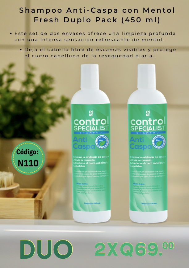 N110 DUO SHAMPOO CONTROL SPECIALIST 500 ML