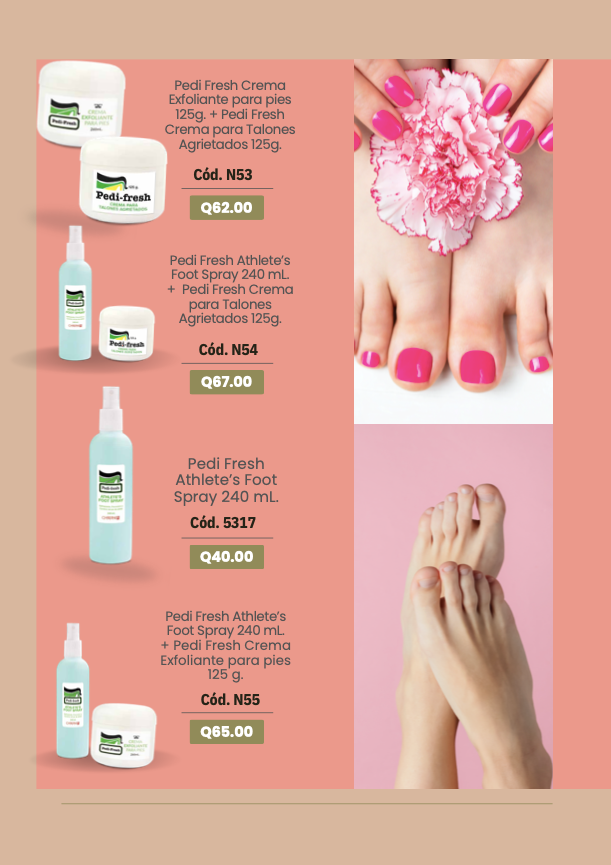 N53 PEDI FRESH CREMA EXFOLIANTE PARA PIES Y PEDI FRESH CREMA TALONES AGRIETADOS