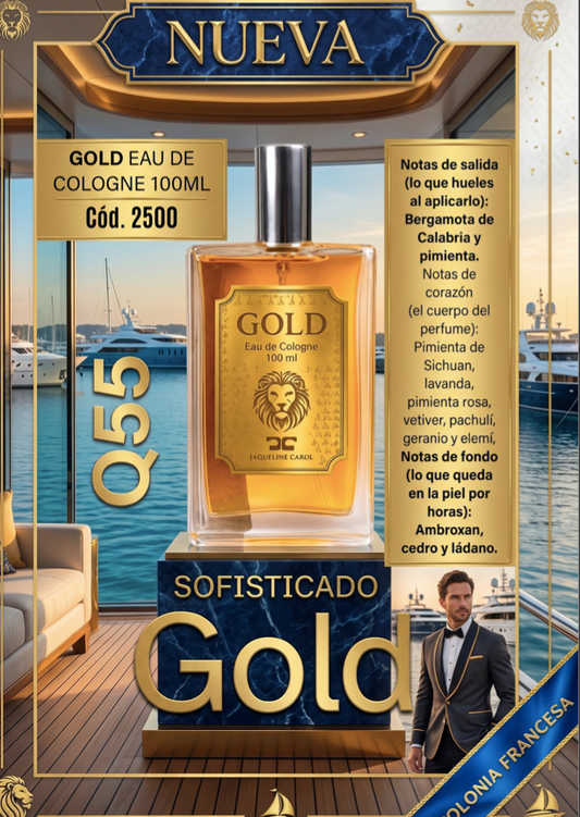 2500 GOLD Eau de Cologne 100 ml