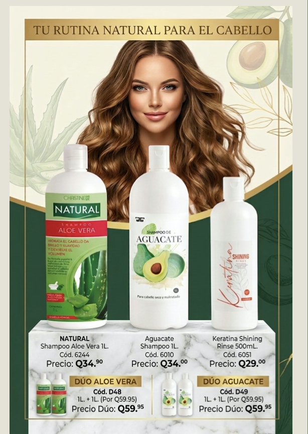 D49 DUO SHAMPOO AGUACATE 1 LT