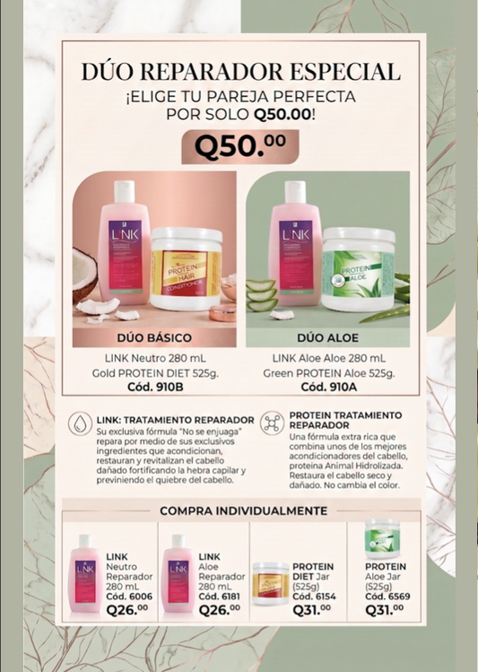910B PROTEIN DIET ALOE VERA Y LINK ALOE VERA