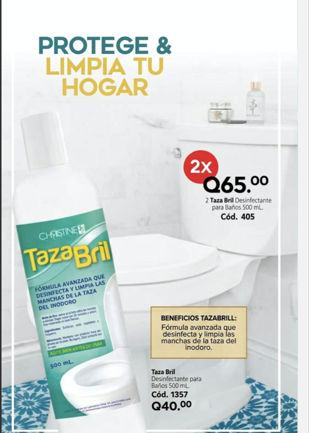 405 DUO Taza Bril Desinfectante para Baños 500 mL.