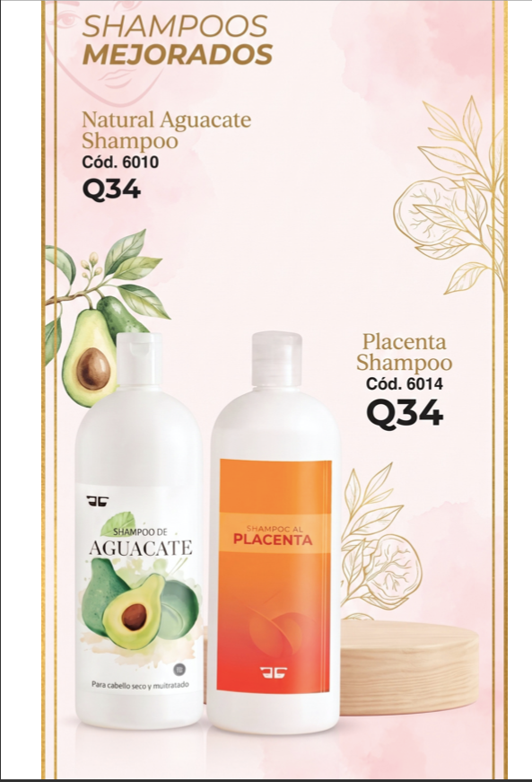 6010 SHAMPOO DE AGUACATE DE 1 LITRO
