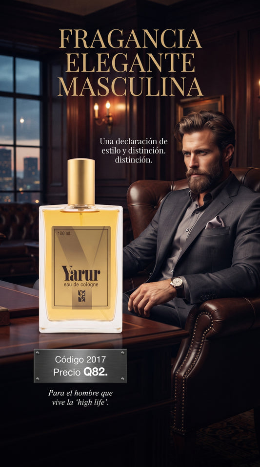 2017 YARUR EAU DE COLOGNE 100ML
