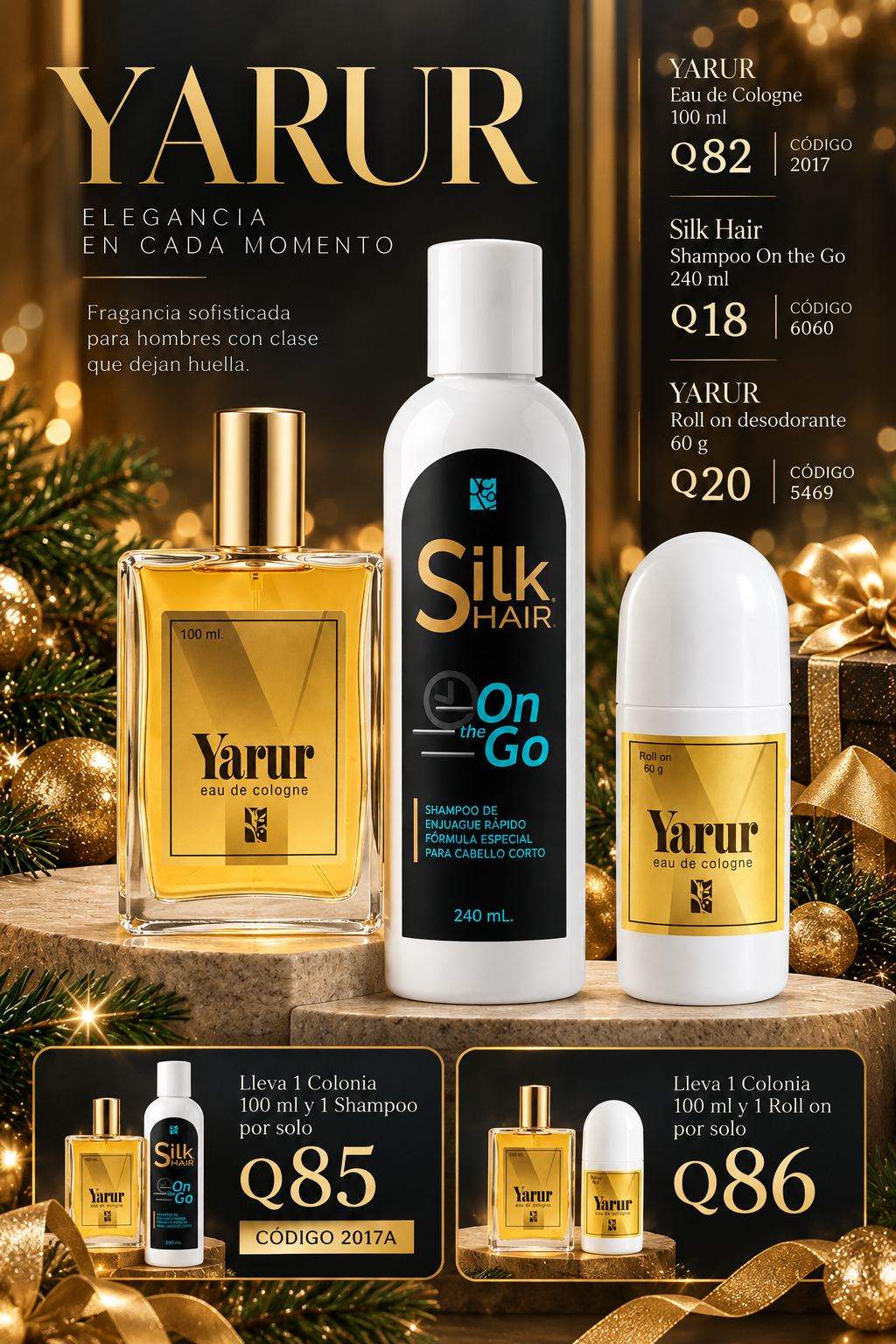 2017A YARUR EAU COLOGNE Y SHAMPOO ON THE GO